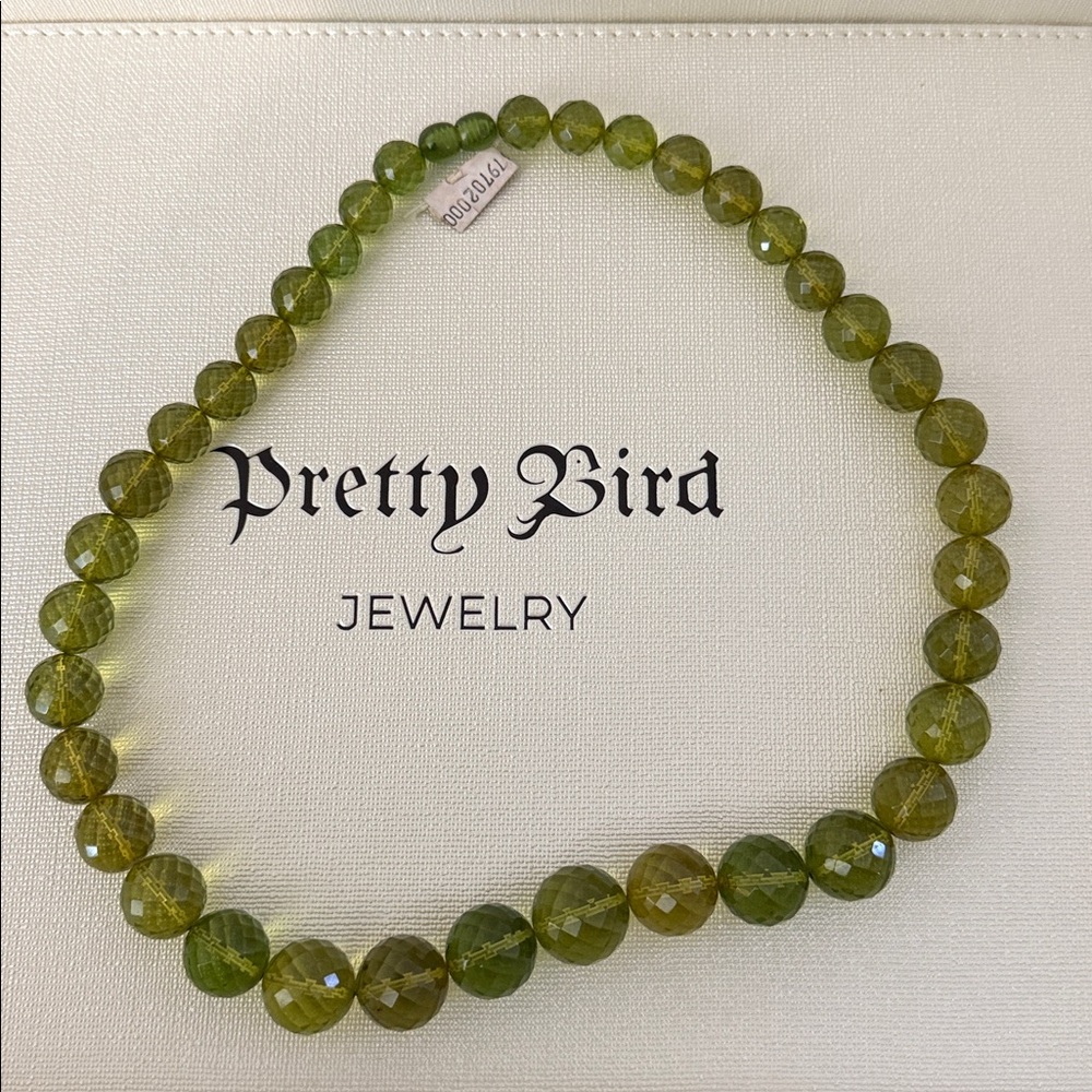 Green Amber Necklace